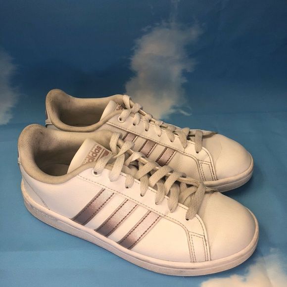 ADIDAS Cloudfoam Advantage White Leather - Picture 4 of 8